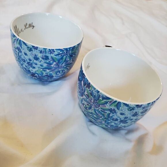 EUC Lilly Pulitzer High Maintinence Coffee Cups x2 - Picture 7 of 8